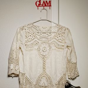 Hint of Mint Lace Blouse